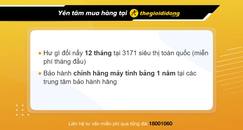 Ch&iacute;nh s&aacute;ch bảo h&agrave;nh tại TGDĐ
